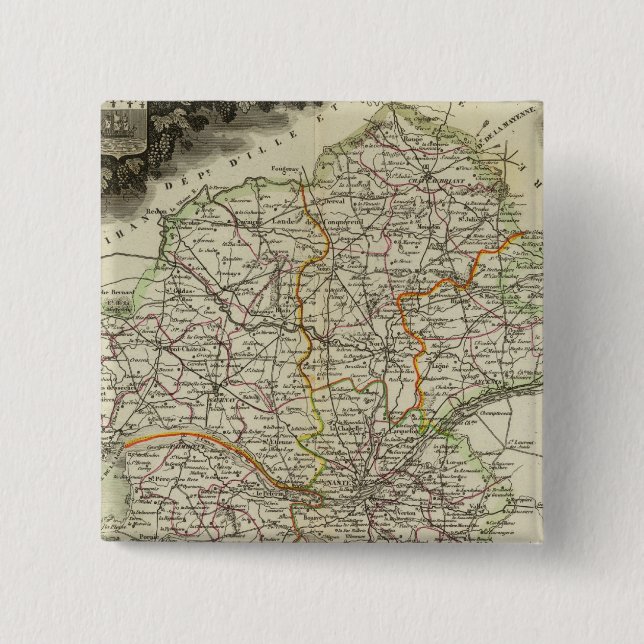 Dept Any Dormouse Infre 15 Cm Square Badge (Front)