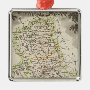 Dept. De La Hte Vienne Metal Tree Decoration