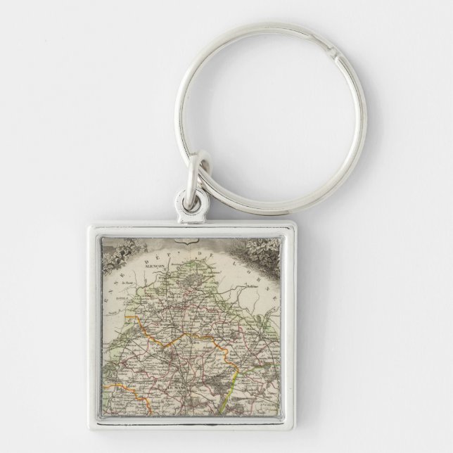 Dept. De La Sarthe Key Ring (Front)