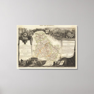 Dept De Lyonne Canvas Print