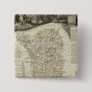 Dept. Des Deux Sevres 15 Cm Square Badge
