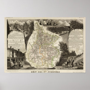Dept Of Htes Pyrenees Poster