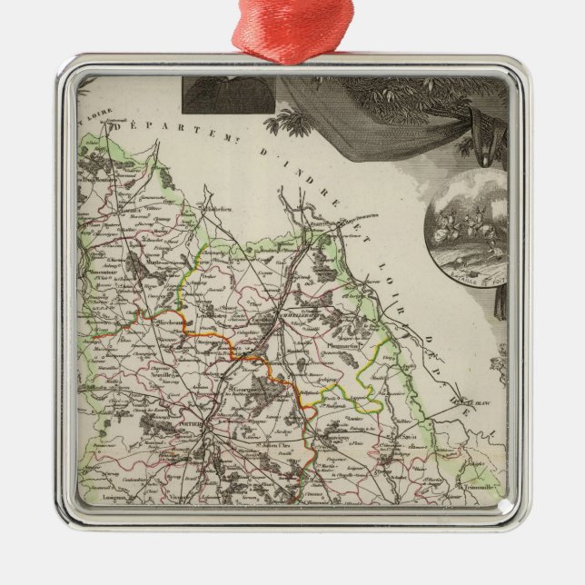 Dept Of Vienna Metal Tree Decoration (Front)