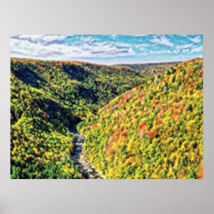 Depth 70 Bristle oil cmyk Poster