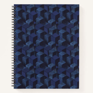 “Depth in Blue: Cubescape” Notebook