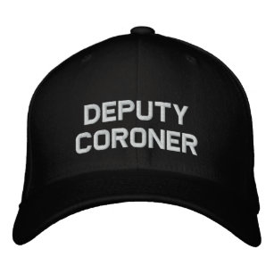 Deputy Coroner Embroidered Hat