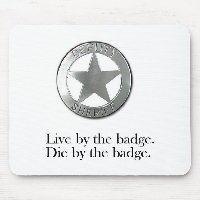 Deputy Sheriff Mousepad (Front)