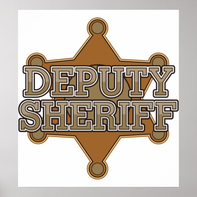 Deputy Sheriff Poster (Front)