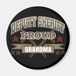 Deputy Sheriff Proud Grandma Magnet
