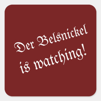 Der Belsnickel is watching sticker