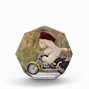 Der Biker - Hund - Photo Block