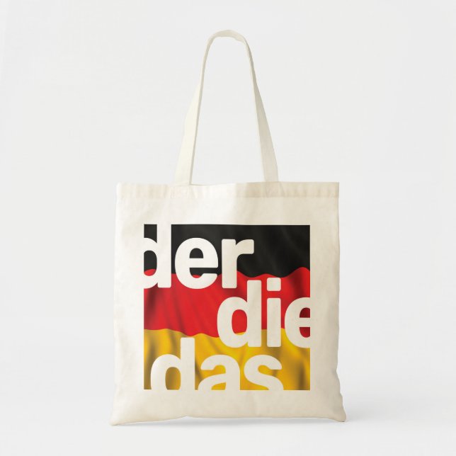 Der Die Das Tote Bag (Front)