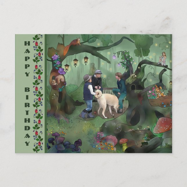 Der geheime Ort Postcard (Front)