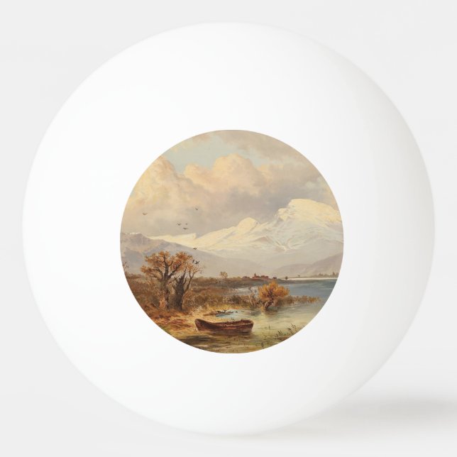 Der Haider See – Emil Barbarini Ping Pong Ball (Front)