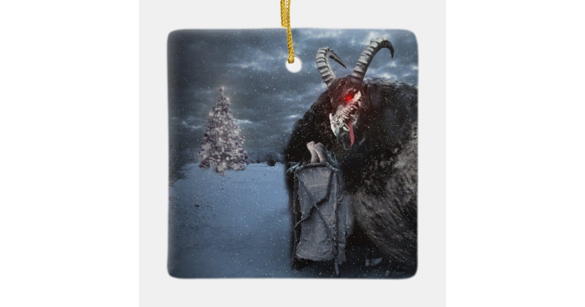 Der Krampus Ceramic Ornament Zazzle.co.nz