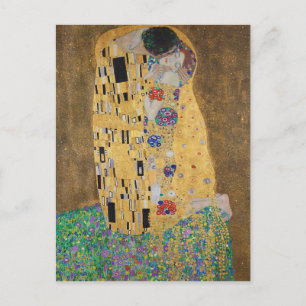 Der Kuss (Liebespaar) The kiss (lovers) 1908 Postcard