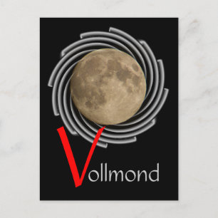 Der Mond, la lune, la luna, the moon Postkarte Postcard