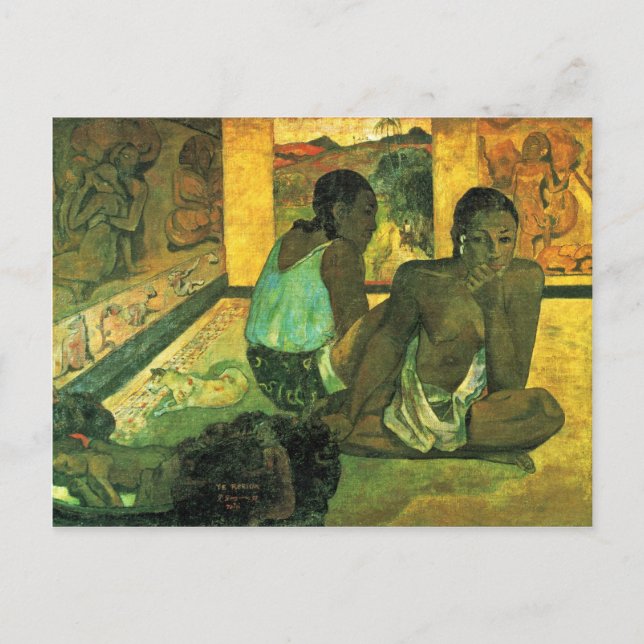 Der Traum (Te Rerioa) By Gauguin Paul Postcard (Front)