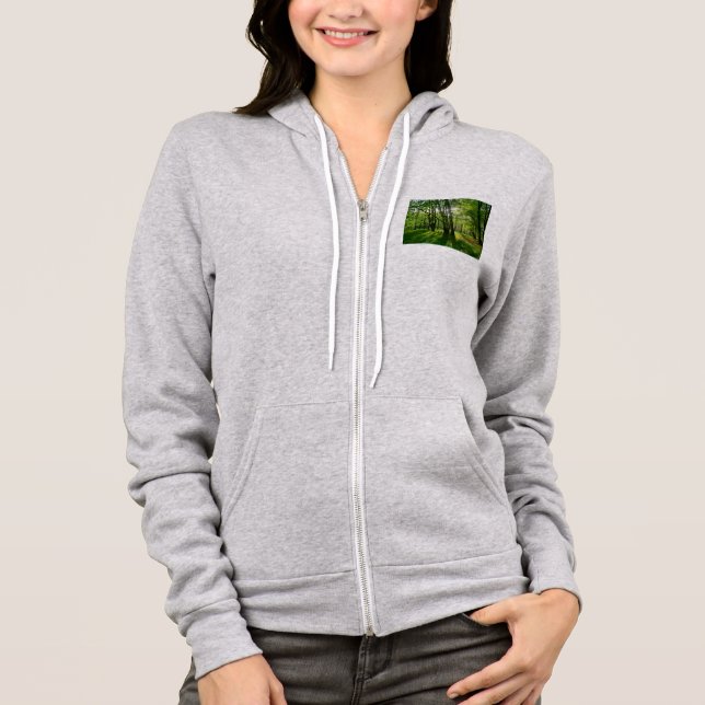 Der Wald im Frühling Hoodie (Front)