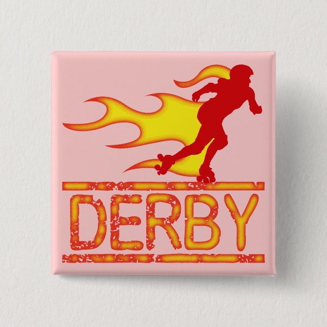Derby 15 Cm Square Badge (Front)