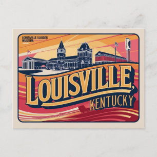 Derby Days & Retro Rays Vintage Louisville Postcard