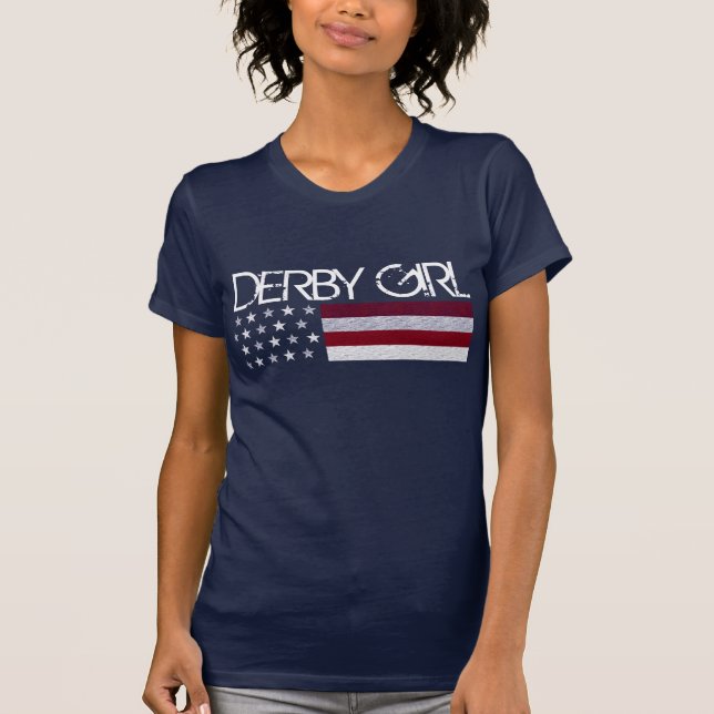 Derby Girl USA T-Shirt (Front)