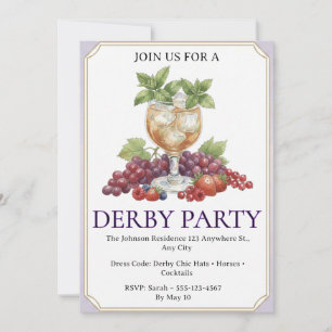 Derby Horse Icon for Invitations