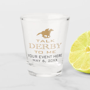 Derby Horse Race Party Custom Shot Glass