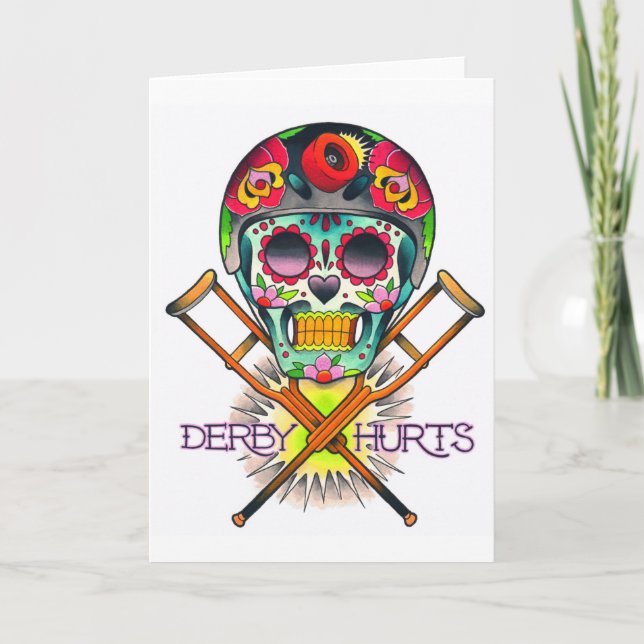 Derby Hurts Card (Front)