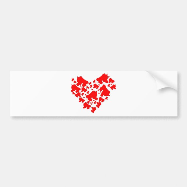 Derby Love Bumper Sticker (Front)
