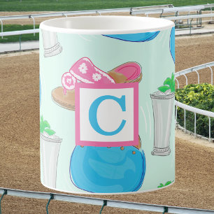 Derby Mint Julep Purse Monogram Coffee Mug
