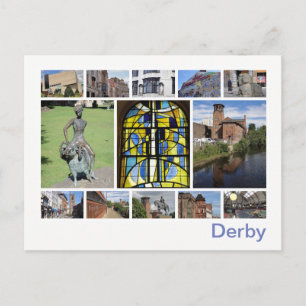Derby multi-image postcard