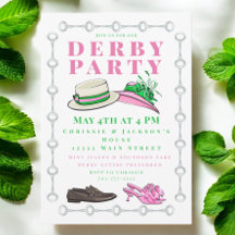 Derby Party Hat Shoes Fashion Preppy