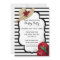Derby Party Red Roses Stripes Racehorse Invitation