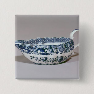 Derby sauceboat, c.1765 15 cm square badge