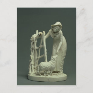 Derby shepherdess, 1790 postcard