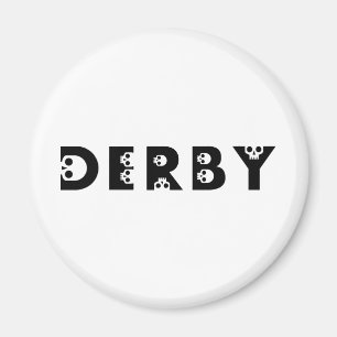 derby : skullphabet magnet