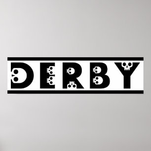 derby : skullphabet poster