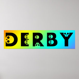 derby : skullphabet poster