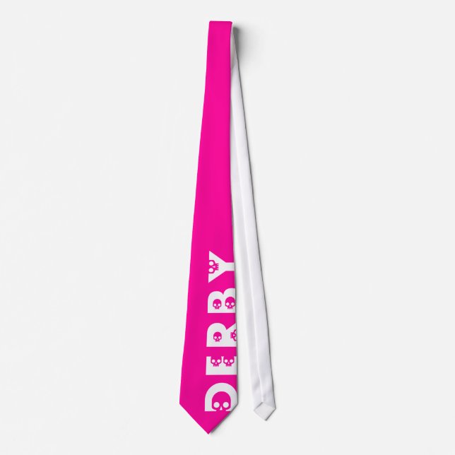 derby : skullphabet tie (Front)