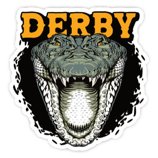 Derby, Western Australia Crocodile Sticker