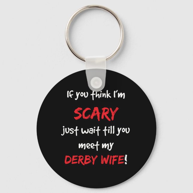 Derby Wife Key Ring (Front)