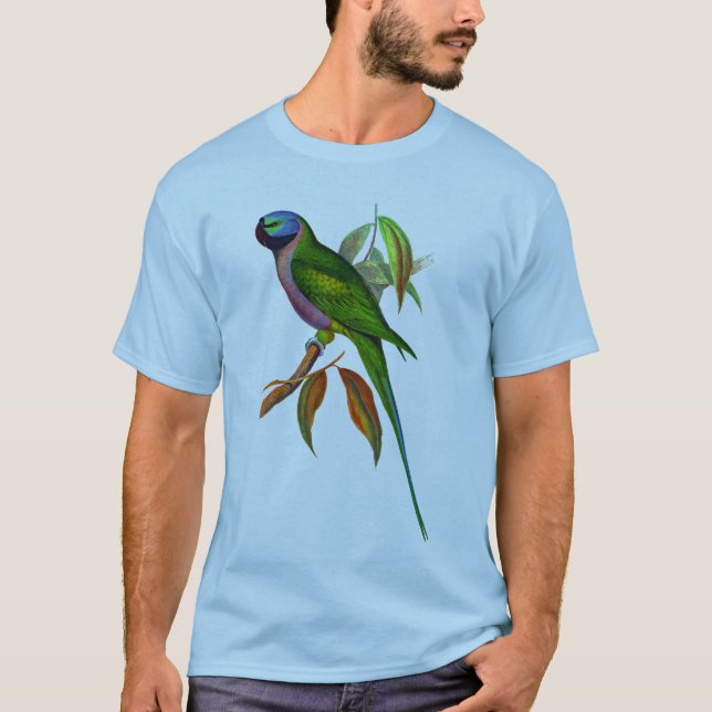 Derbyan Parakeet Parrot T-Shirt (Front)