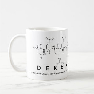 Derek peptide name mug