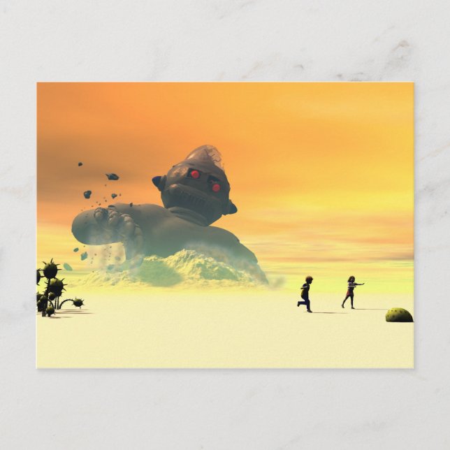 Derelict Robot Revival Postcard (Front)