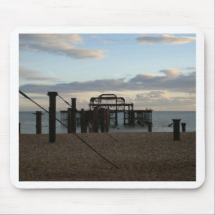 Derelict West Pier Brighton England Mouse Pad