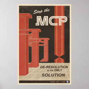 Deresolution is the only Solution Poster