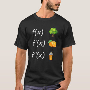 Derivative Analysis Calculus Mathematics Math Teac T-Shirt