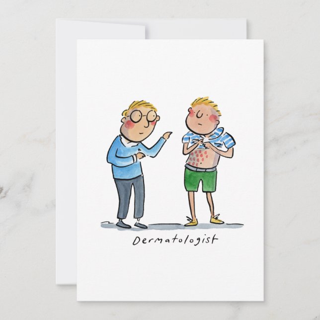 Dermatologist Invitation (Front)