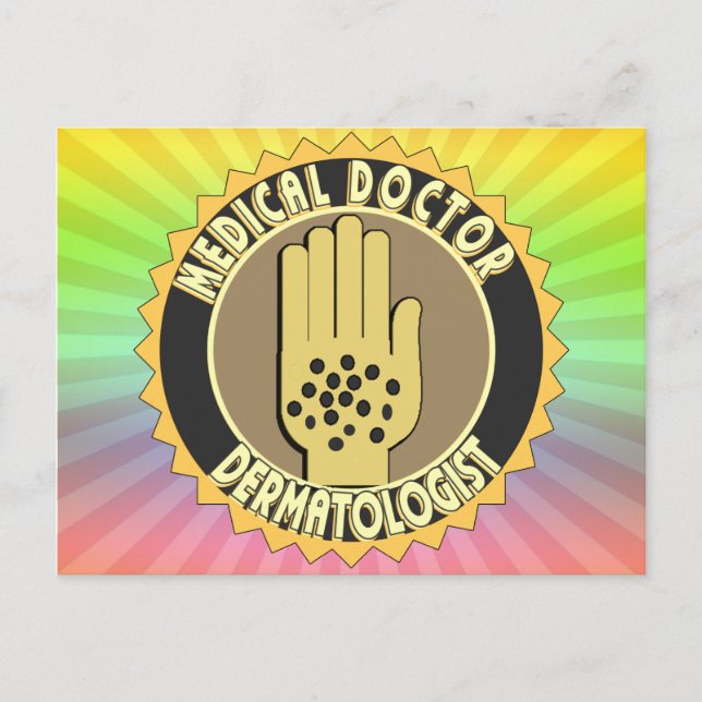 Dermatologist LOGO Postcard (Front)